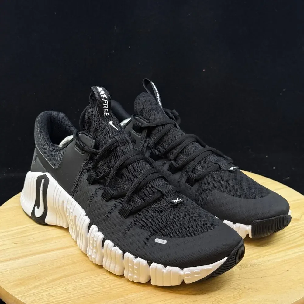 Nike Free Metcon 5 Black White Workout Shoes DV3949-001 Men’s Size 10.5 NEW